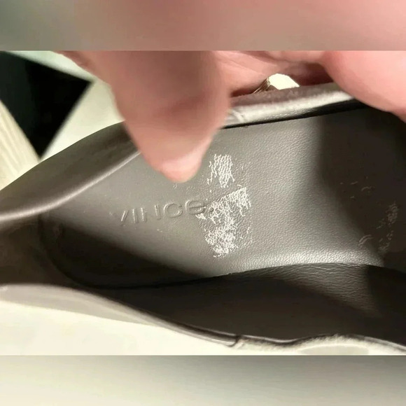 Vince sz. 7 Suede leather Marley Venetian Loafers.Office minimalist neutral - Picture 5 of 5